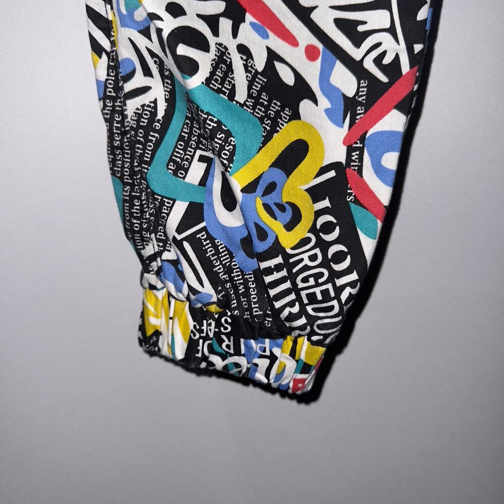 VIP JEANS Graphic Print Jogger Pants - Size 5/27 - Picture 6 of 7